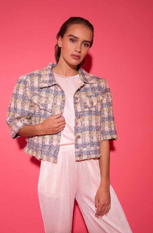 Noor Jacket | Licht Roze